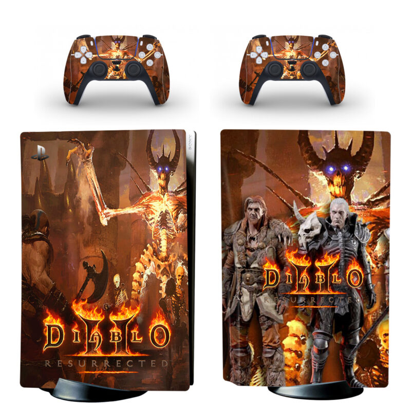 Diablo II: Resurrected PS5 Skin Sticker Decal Design 1