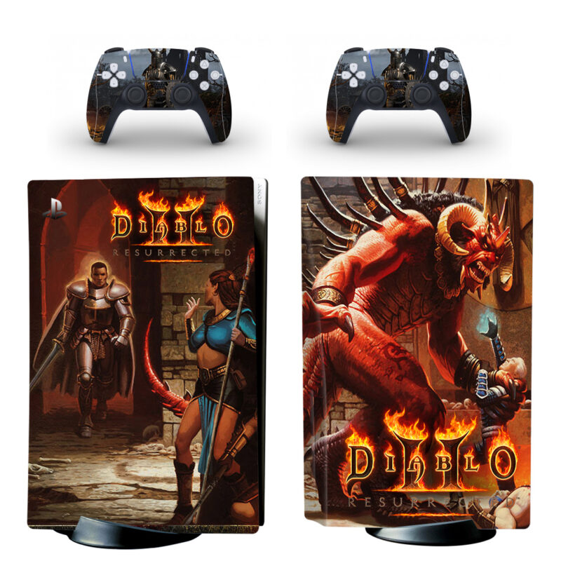 Diablo II: Resurrected PS5 Skin Sticker And Controllers Design 2