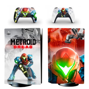 Metroid Dread PS5 Skin Sticker And Controllers