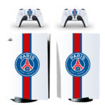 Paris Saint-Germain F.C. PS5 Skin Sticker Decal Design 4