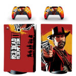 Red Dead Redemption 2 PS5 Skin Sticker And Controllers Design 6