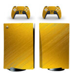 Golden Texture PS5 Skin Sticker Decal