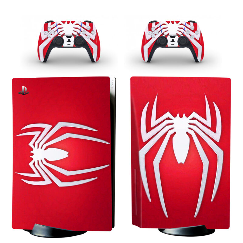 Spider-Man Symbol PS5 Skin Sticker Decal Design 7