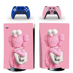 Kaws Pink PS5 Skin Sticker Decal