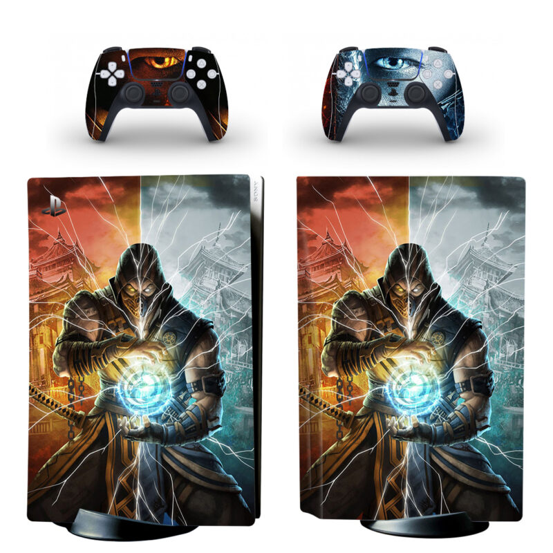 Mortal Kombat 11 PS5 Skin Sticker Decal Design 5