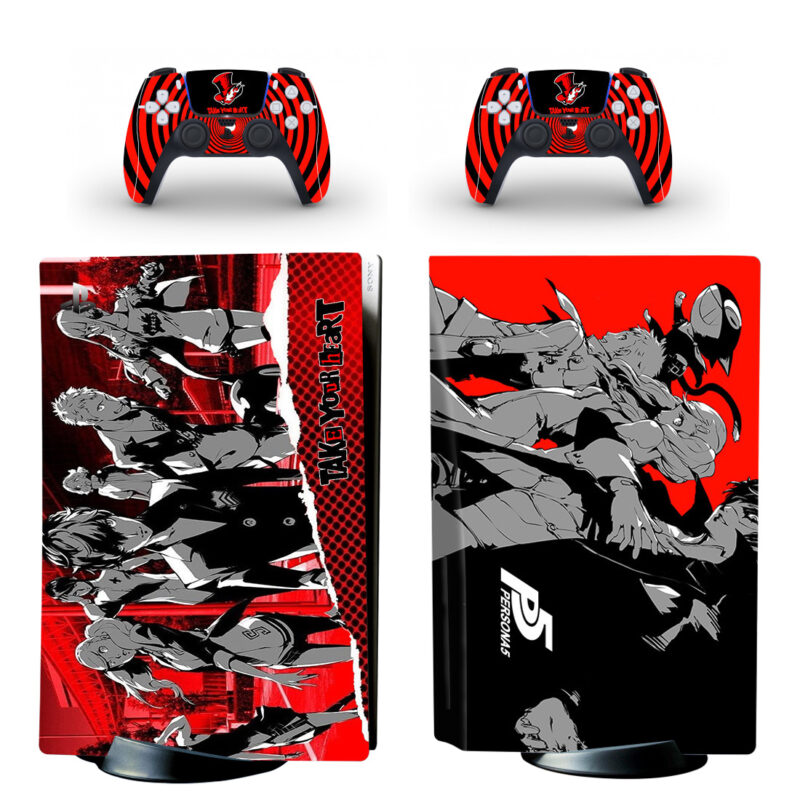 Persona 5 Take Your Heart PS5 Skin Sticker Decal