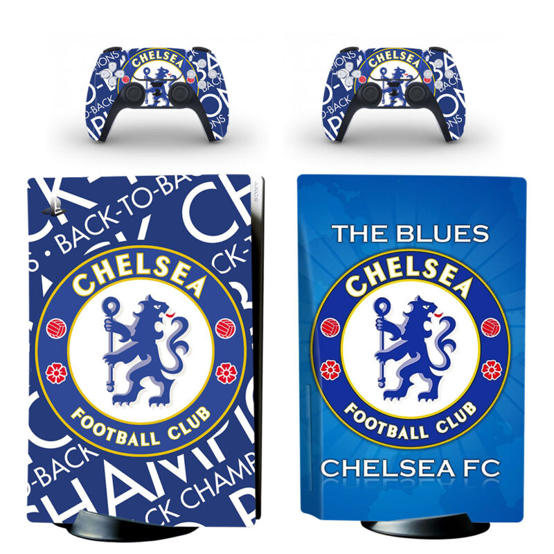 Chelsea F.C. PS5 Skin Sticker And Controllers