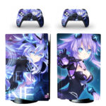 Hyperdimension Neptunia PS5 Skin Sticker And Controllers