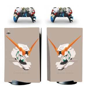 Mobile Suit Gundam Unicorn PS5 Skin Sticker Decal