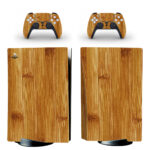 Wooden Texture PS5 Skin Sticker Decal