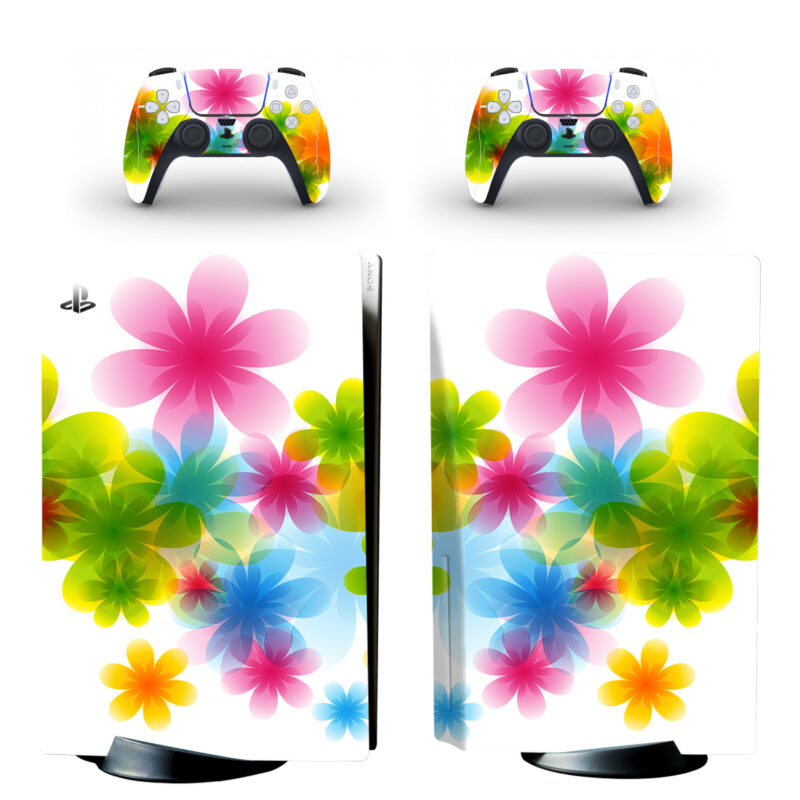Dream Spring Flowers PS5 Skin Sticker Decal