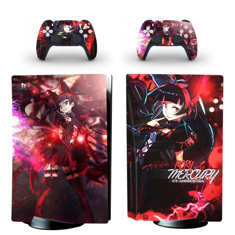 Rory Mercury By Andresfera PS5 Skin Sticker And Controllers