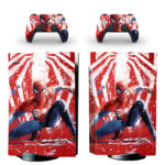 Spider Man Splash Art PS5 Skin Sticker Decal