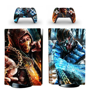 Mortal Kombat PS5 Skin Sticker And Controllers