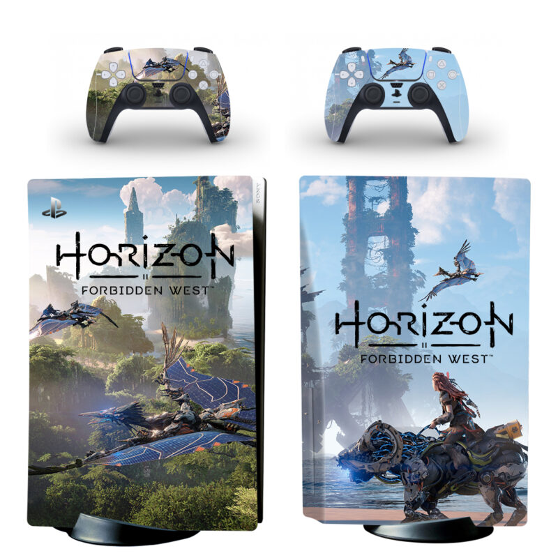 Horizon Forbidden West PS5 Skin Sticker And Controllers