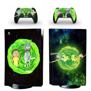 Rick and Morty PS5 Skin Sticker Decal Design 3