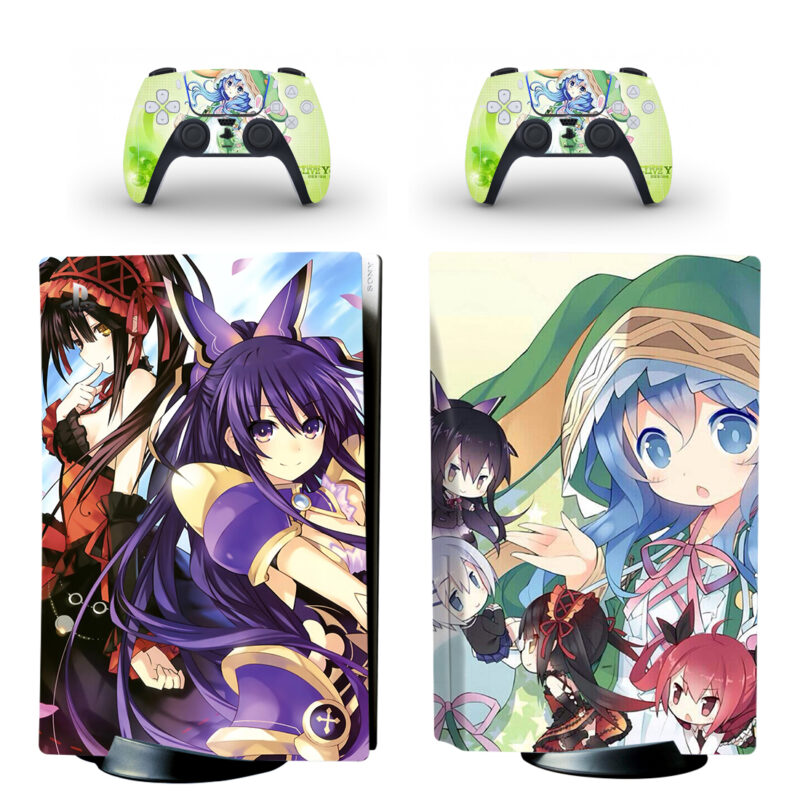 Date A Live Anime PS5 Skin Sticker Decal