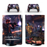 Saints Row: The Third PS5 Skin Sticker And Controllers