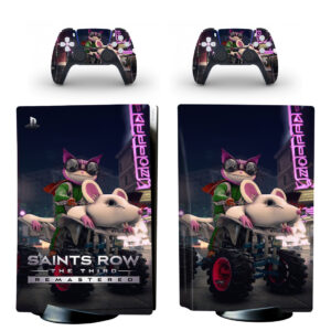 Saints Row: The Third PS5 Skin Sticker Decal Design 11