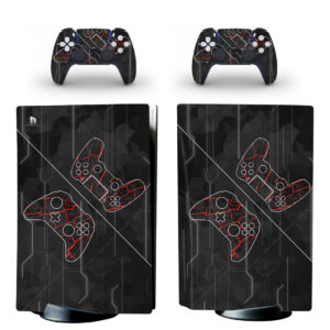 Vinyl Decal Black PS5 Skin Sticker Decal