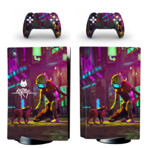 Stray PS5 Skin Sticker And Controllers