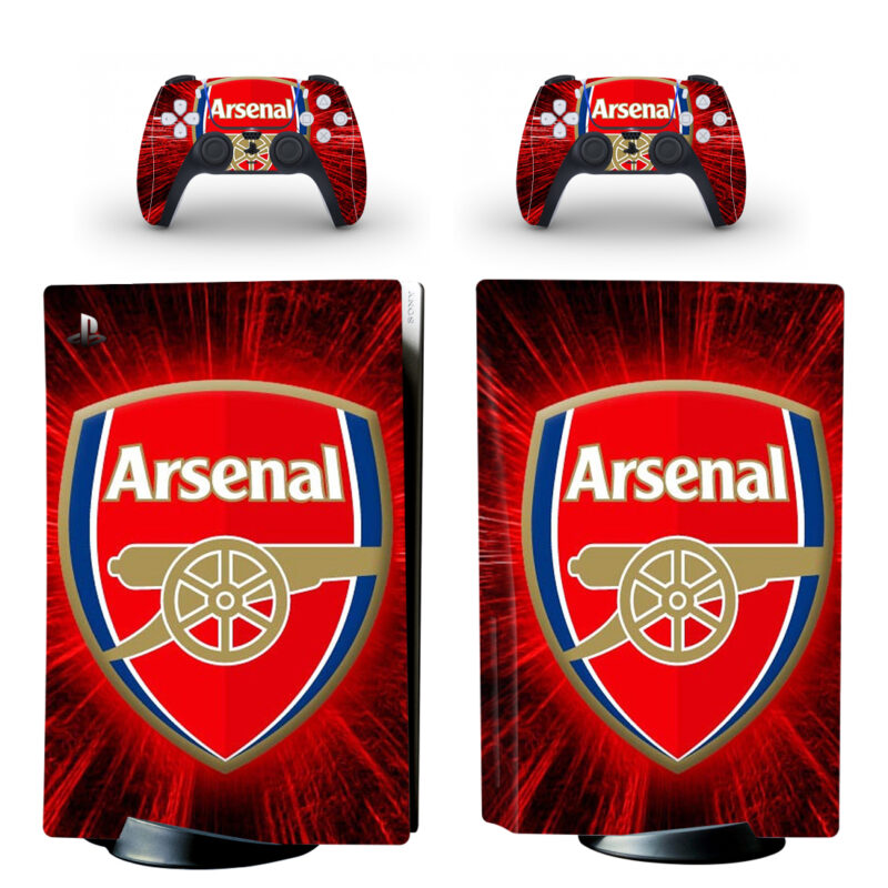 Arsenal F.C. PS5 Skin Sticker And Controllers