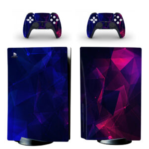 Poly Connections Abstract PS5 Skin Sticker Decal