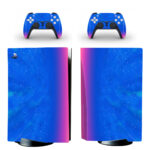 Blue Pink Starry Sky PS5 Skin Sticker Decal