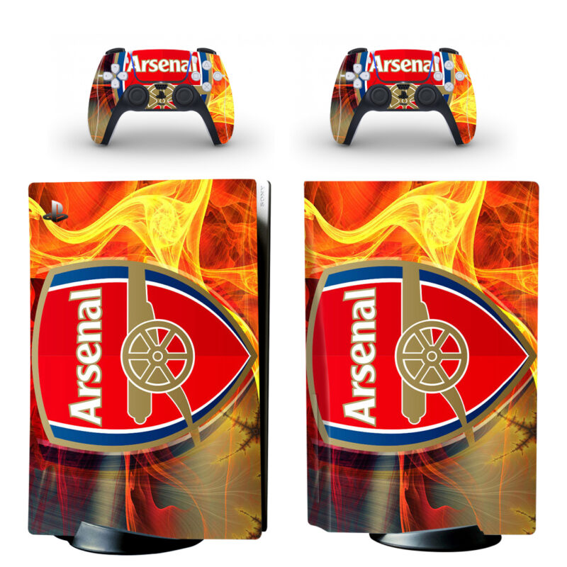 Arsenal F.C. PS5 Skin Sticker Decal Design 11