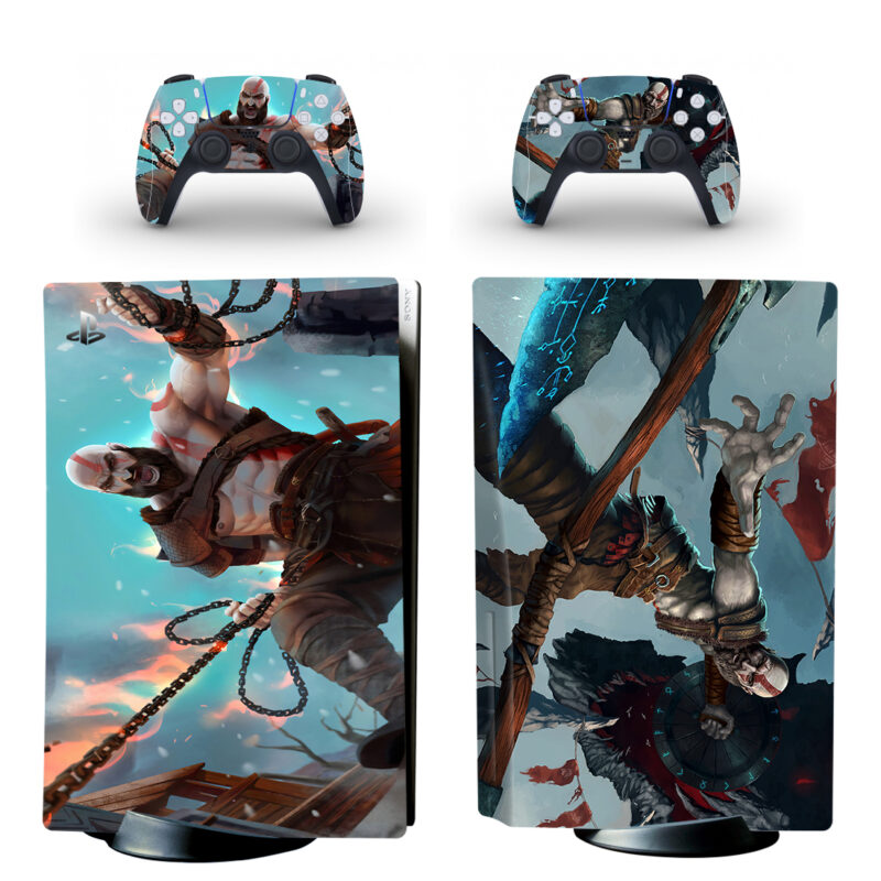 God Of War Kratos PS5 Skin Sticker Decal Design 3