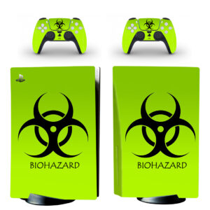 Biohazard PS5 Skin Sticker Decal