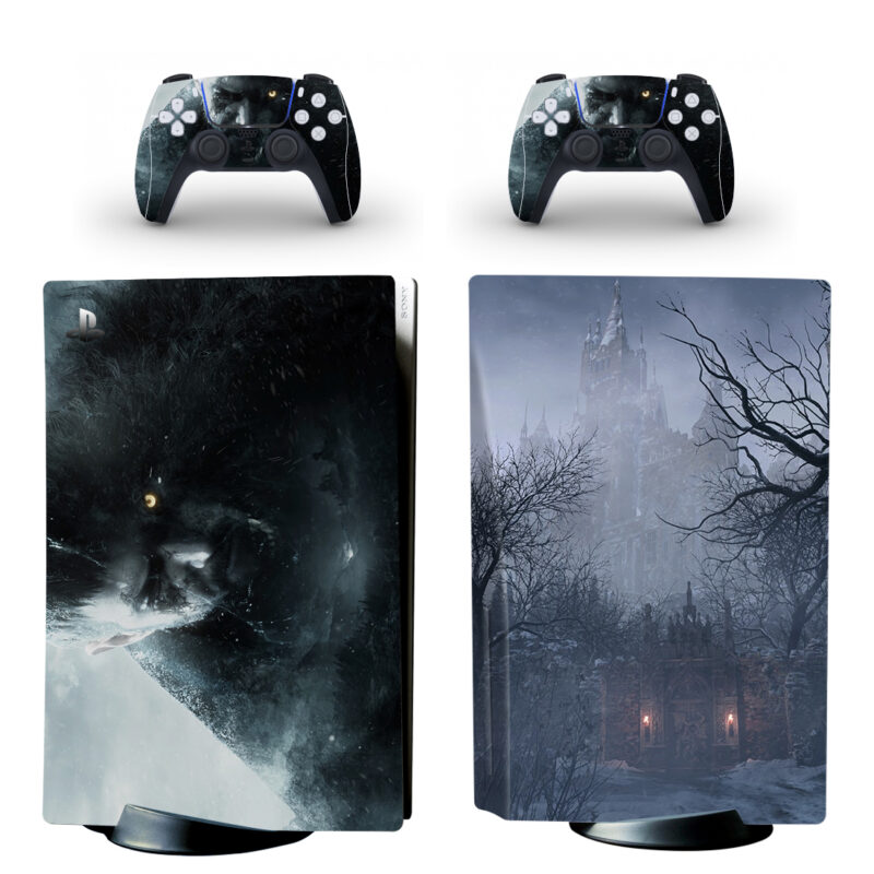 Resident Evil Village PS5 Skin Sticker Decal Design 4