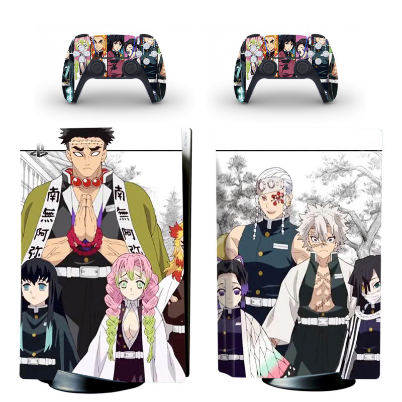 Demon Slayer: Kimetsu No Yaiba PS5 Skin Sticker Decal Design 8