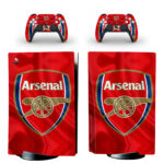 Arsenal F.C. PS5 Skin Sticker And Controllers Design 1