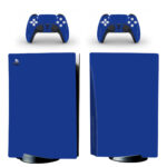 High Gloss Metal Signal Blue PS5 Skin Sticker Decal