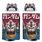 Gundam PS5 Skin Sticker And Controllers