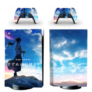 Suzume PS5 Skin Sticker Decal Design 3