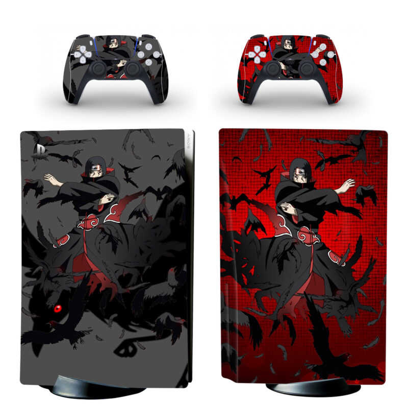 Itachi Uchiha PS5 Skin Sticker Decal Design 2