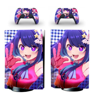 Ai Hoshino PS5 Skin Sticker And Controllers