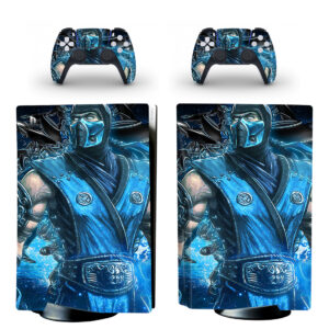 Sub Zero Digital Art PS5 Skin Sticker Decal