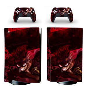 Black Clover PS5 Skin Sticker And Controllers