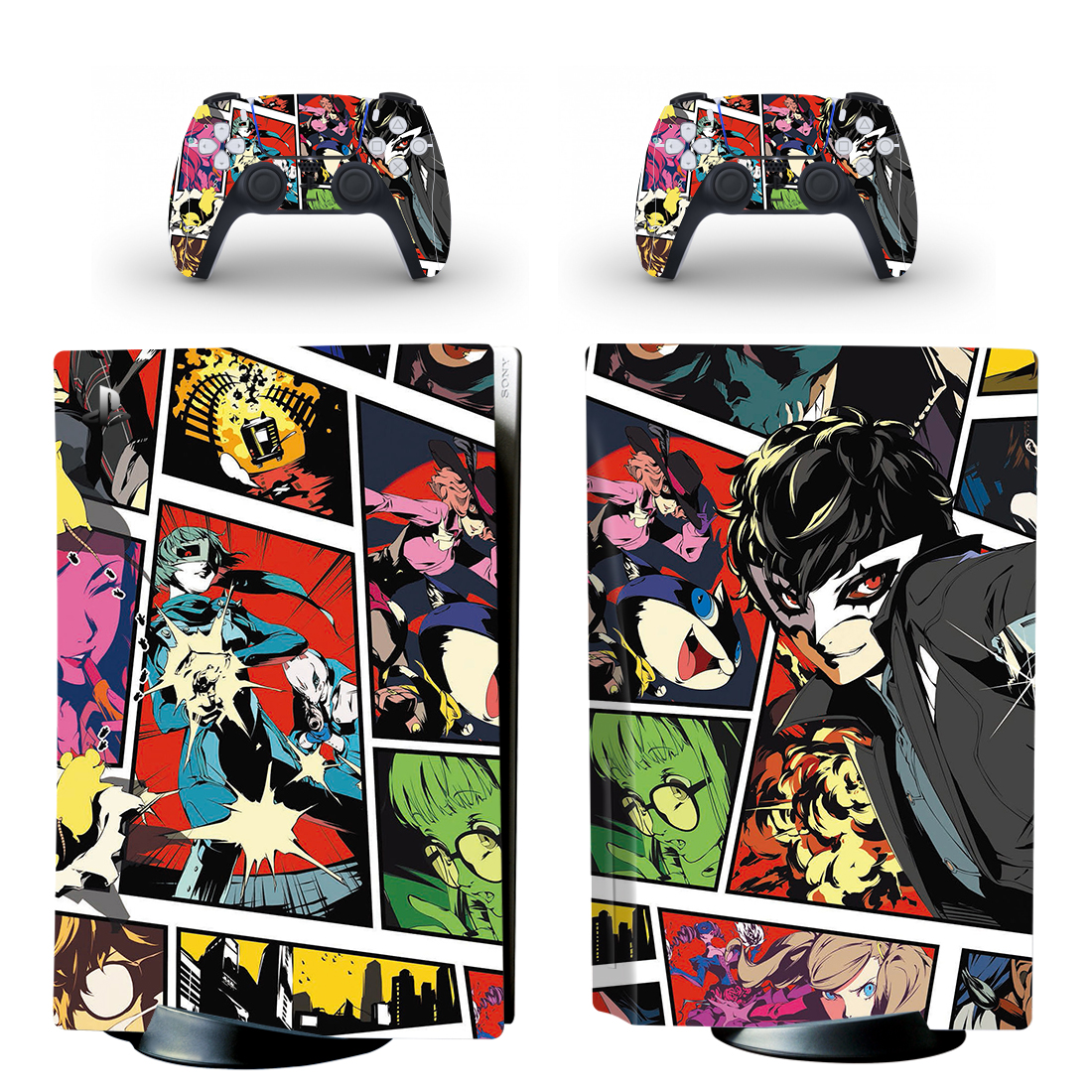 Persona 5 PS5 Skin Sticker And Controllers Design 3