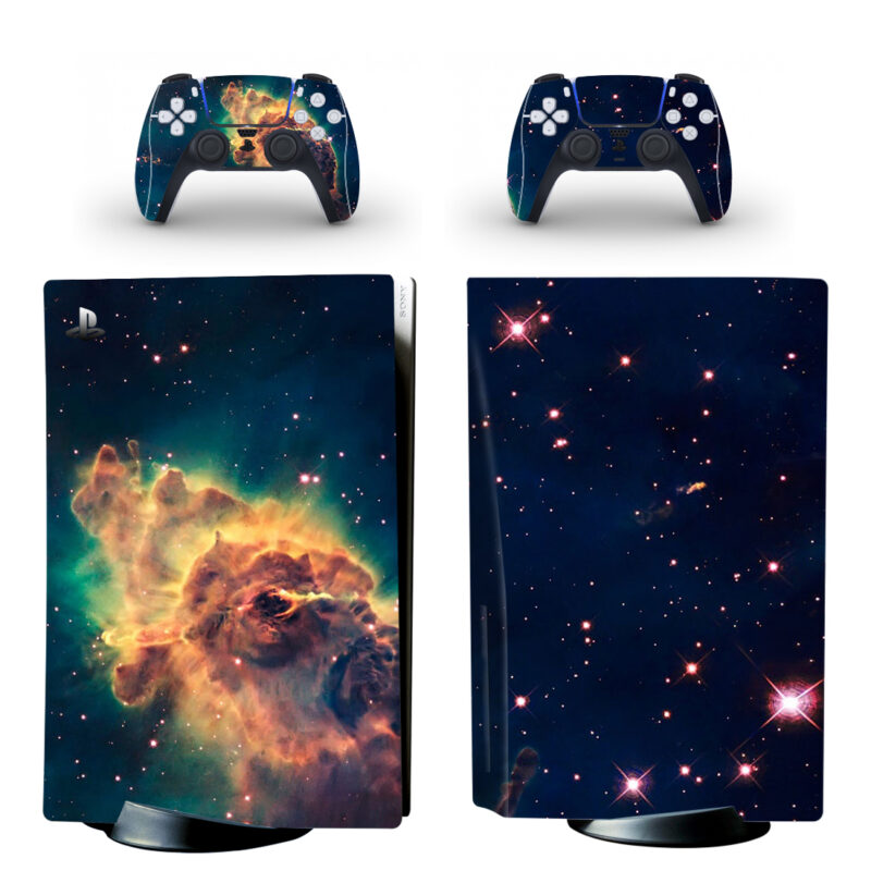 Yellow Elephant Nebula PS5 Skin Sticker Decal