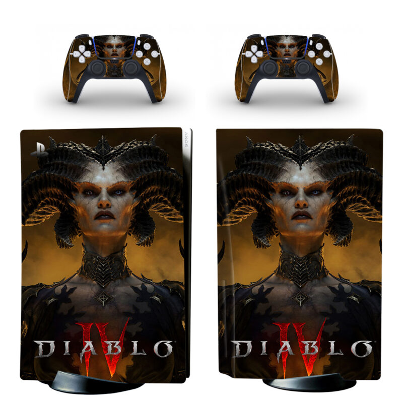 Diablo IV PS5 Skin Sticker And Controllers