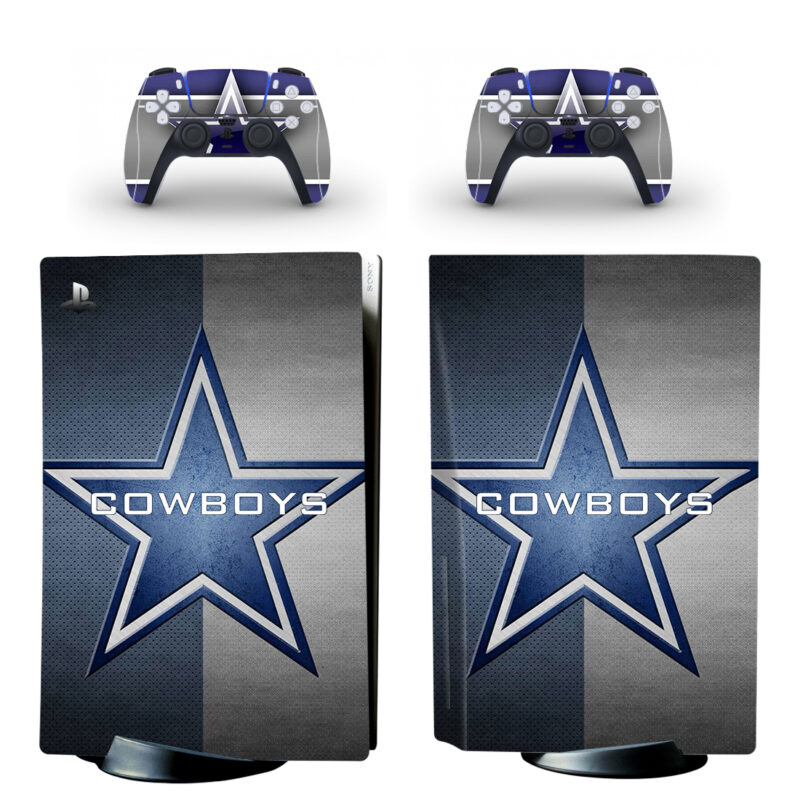 Dallas Cowboys PS5 Skin Sticker Decal Design 2