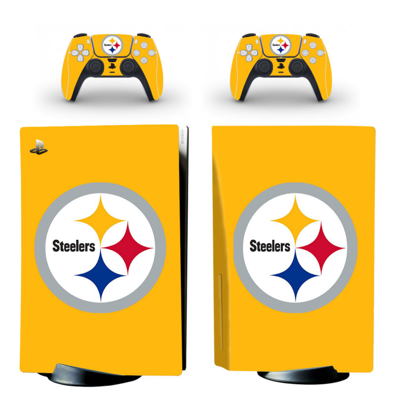 Pittsburgh Steelers PS5 Skin Sticker And Controllers