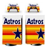 Houston Astros PS5 Skin Sticker Decal