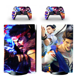 Street Fighter 6 PS5 Skin Sticker And Controllers