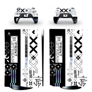 Print Stream Style PS5 Skin Sticker Decal