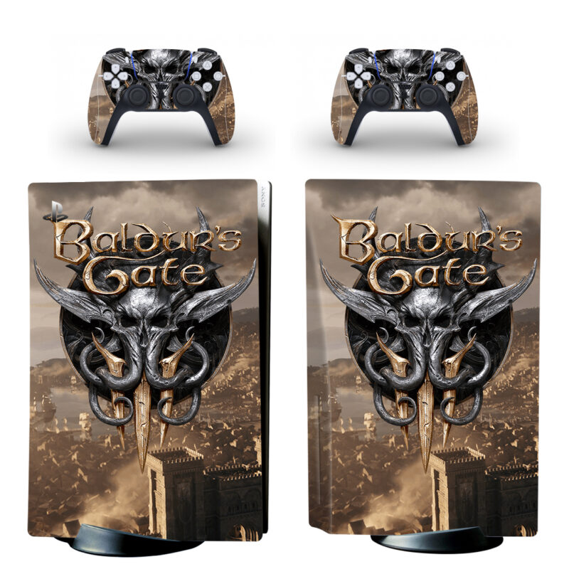 Baldur’s Gate III PS5 Skin Sticker And Controllers